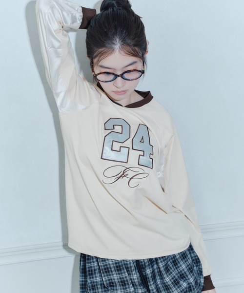 FCMM tシャツ 「日本限定」NUMBERING L/S TEE/ナンバリングロング
