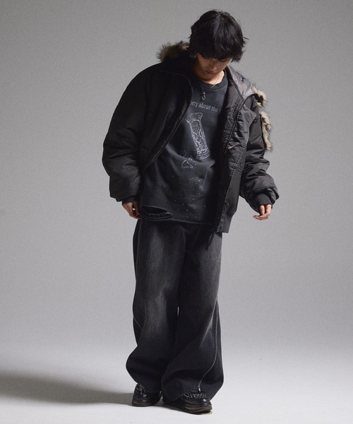 GRANCY トレーナー スウェット 「GRANCY」LinestoneDesign