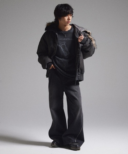 STONE  グラフィックトレーナー GRANCY トレーナー スウェット 「GRANCY」LinestoneDesign