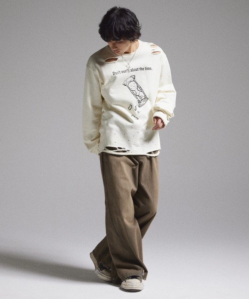 GRANCY トレーナー スウェット 「GRANCY」LinestoneDesign