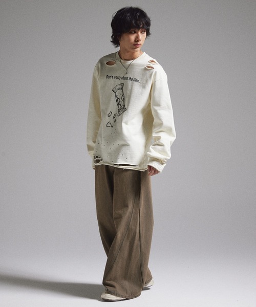 GRANCY トレーナー スウェット 「GRANCY」LinestoneDesign