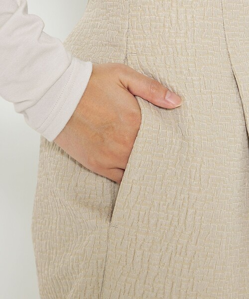 uncrave パンツ シャイニージャガード パンツ（uncrave WHITE