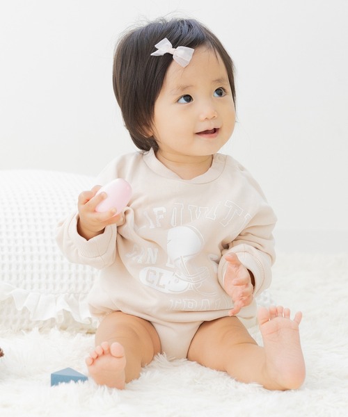 JAM & LINK ベビー服 ロンパース リメイク風 裏毛ロンパース