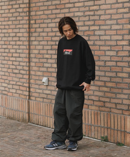 NANGA（ナンガ） トレーナー スウェット ECO HYBRID BOX LOGO