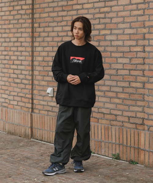 NANGA（ナンガ） トレーナー スウェット ECO HYBRID BOX LOGO