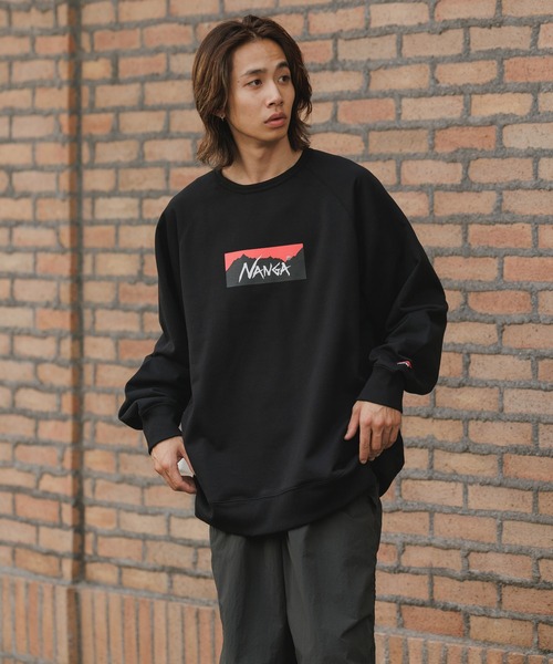 NANGA ナンガ スウェット S NANGA（ナンガ） トレーナー スウェット ECO HYBRID BOX LOGO