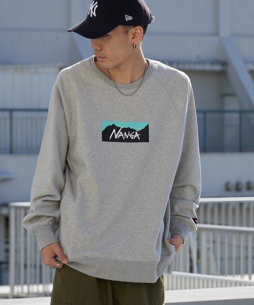 NANGA（ナンガ） トレーナー スウェット ECO HYBRID BOX LOGO