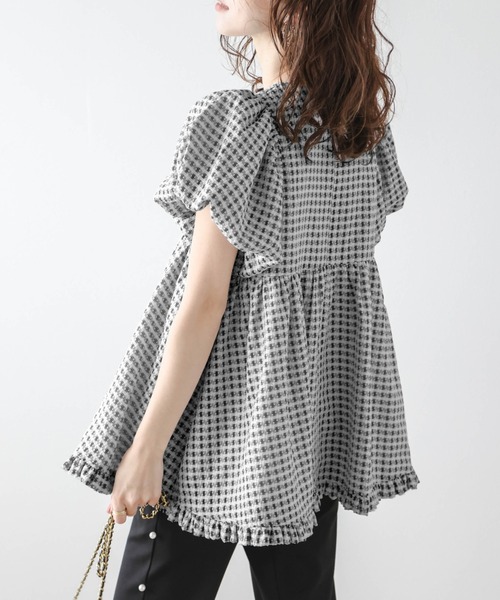 「AMELY」 「La-gemme」半袖ブラウス フリー パープル レディース Yahoo!オークション - 「AMELY」 「La-gemme」半袖ブラウス
