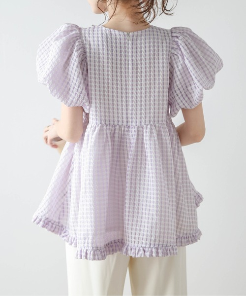 「AMELY」 「La-gemme」半袖ブラウス フリー パープル レディース Yahoo!オークション - 「AMELY」 「La-gemme」半袖ブラウス