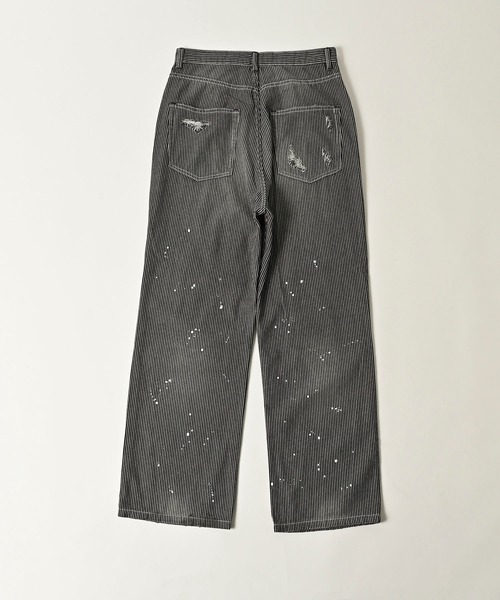 ADAMPATEK アダムパテック クラッシュルーズデニムパンツ サイズ2 ADAMPATEK/アダムパテック】clash looose denim/クラッシュ