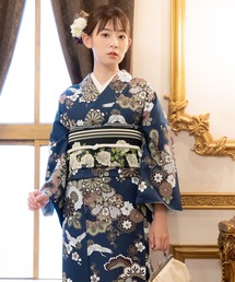KIMONOMACHI 着物 レディース 洗える着物 単品 袷着物 M/L サイズ 