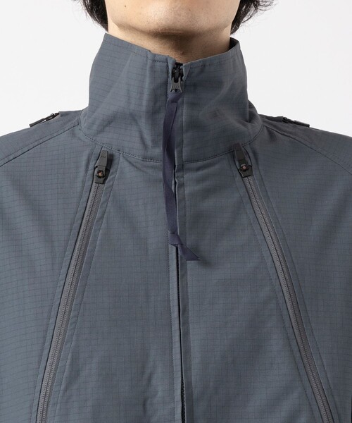 Poliquant reviewコート POLIQUANT - THE DEFORMED BRUSHING BACK FLIGHT JACLET / THE