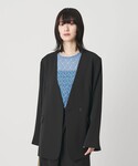 ジャケット ノーカラージャケット 入学式 卒業...の詳細画像4
