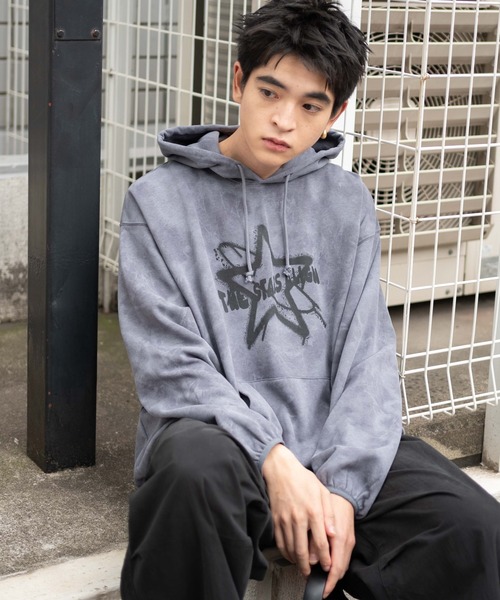 WEGO（ウィゴー） パーカー WEGO/スノーダイグラフィックビッグ