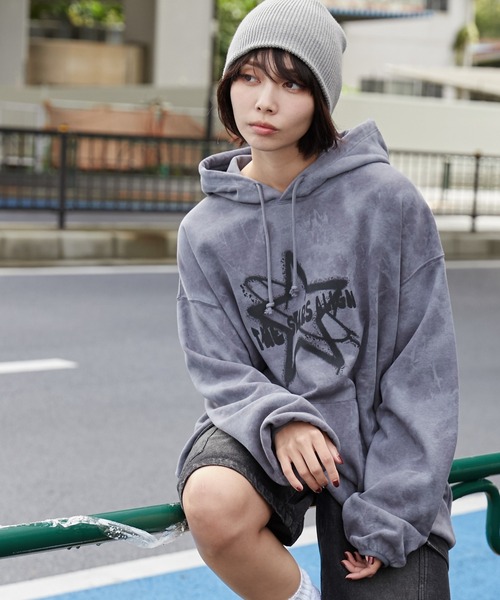 WEGO（ウィゴー） パーカー WEGO/スノーダイグラフィックビッグ