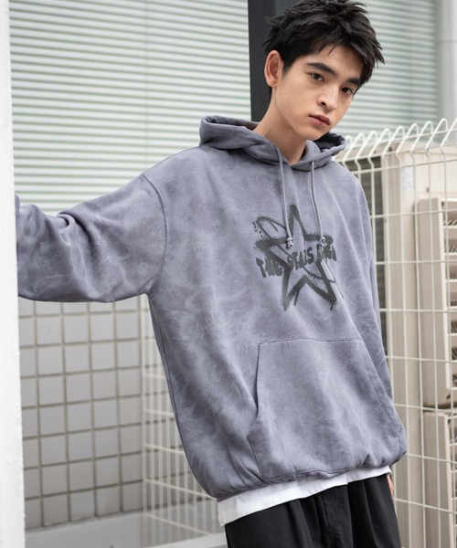 WEGO（ウィゴー） パーカー WEGO/スノーダイグラフィックビッグ