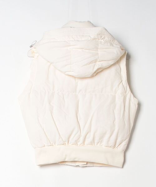 ベスト ジレ Hood Puffer down vest レディース Nope Girl ベスト ジレ Hood Puffer down vest レディース