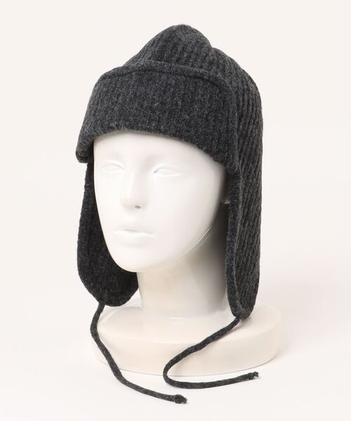 ニット帽 ニットキャップ 「Soelilas」Rib Knit Flight Cap