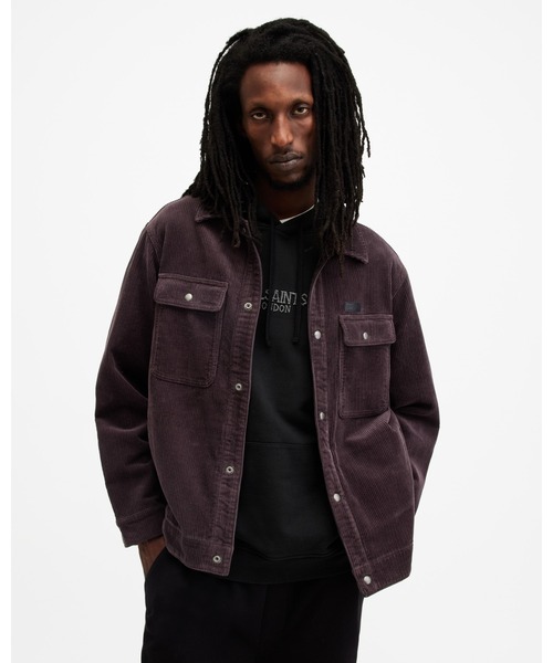 ALLSAINTS（オールセインツ） シャツ CASTLEFORD CORDUROY OVERSHIRT