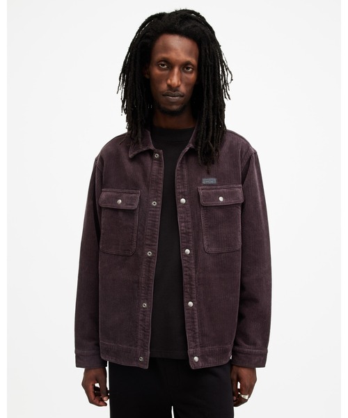 ALLSAINTS（オールセインツ） シャツ CASTLEFORD CORDUROY OVERSHIRT