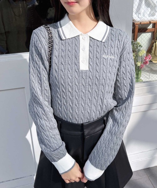 POLO RALPH LAURENラルフローレン ケーブルポロニット 海外ガール