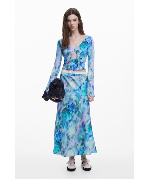 Desigual（デシグアル） ロング スカート 「Desigual×Collina Strada