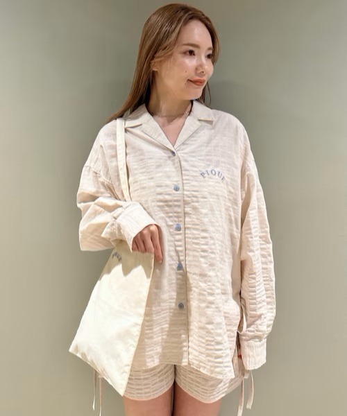 ＊新品＊ルームウェア リボン ジェラピケ 楽天市場】【SALE／30%OFF】リボン柄シャツ/ルームウエア
