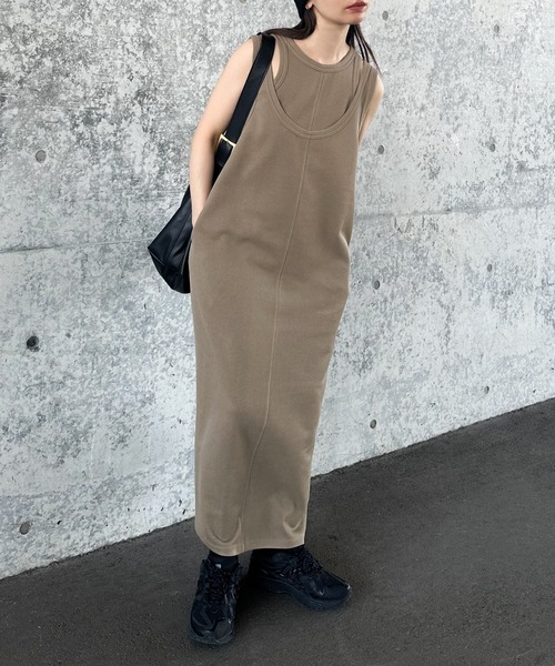ワンピース アメスリレイヤードワンピースセットの画像