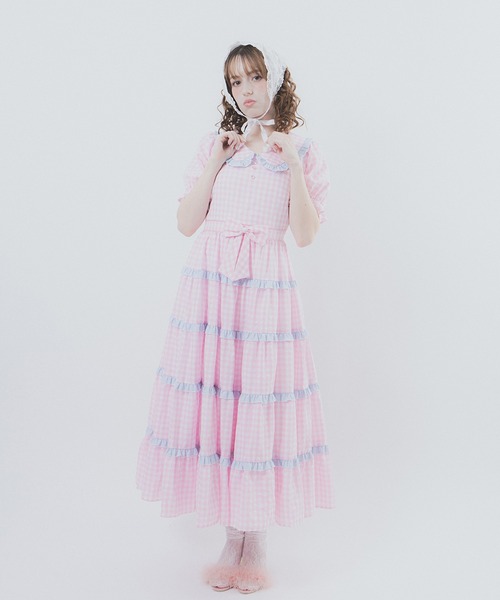 MILK BETTY ワンピース ギンガムチェック Betty OP - MILK MILKBOY OFFICIAL ONLINE SHOP | milk inc.