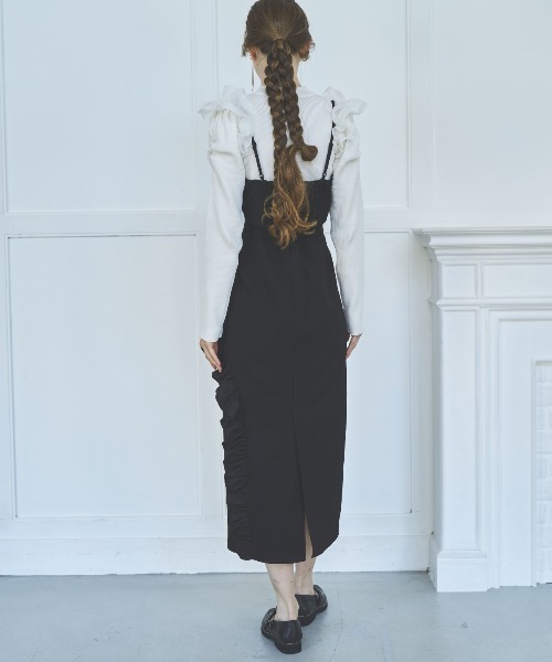 【期間限定:お値下げ】et.UNIVER フリルセットアップ Sサイズ AND COUTURE セットアップ アシメフリルセットアップ レディース