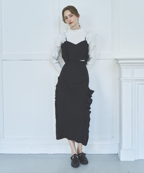 ⭐︎　fun ハンドメイド  セットアップ And Couture セットアップ アシメフリルセットアップ レディース