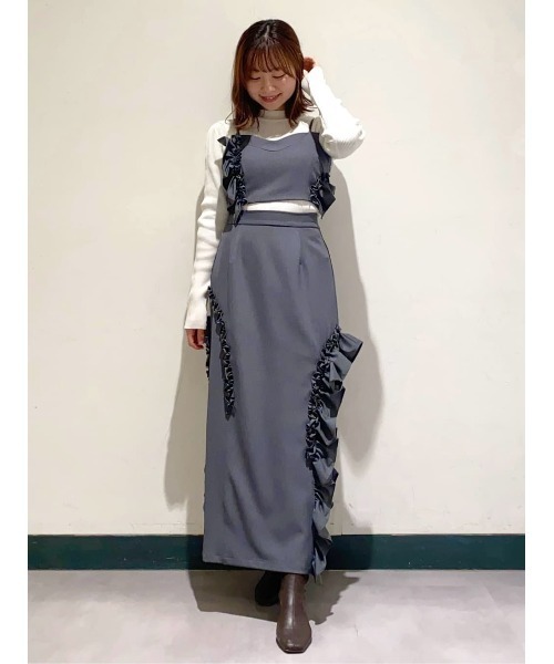 And Couture セットアップ アシメフリルセットアップ レディース
