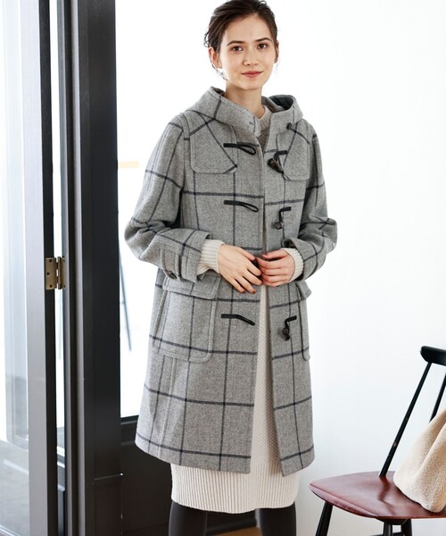 専用 マッキントッシュフィロソフィー ダッフルコート ヘリンボーン ウール 白 専用 マッキントッシュフィロソフィー ダッフルコート ヘリンボーン