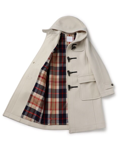 マッキントッシュフィロソフィ☆ライトグレージュ ダッフルコート 36 美品 MACKINTOSH PHILOSOPHY（マッキントッシュフィロソフィー） ダッフル