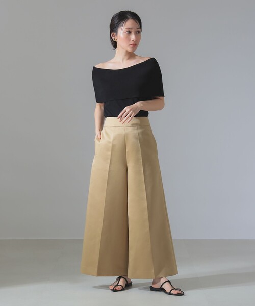 Demi-Luxe BEAMS ニット セーター オフショルダー ノースリーブ
