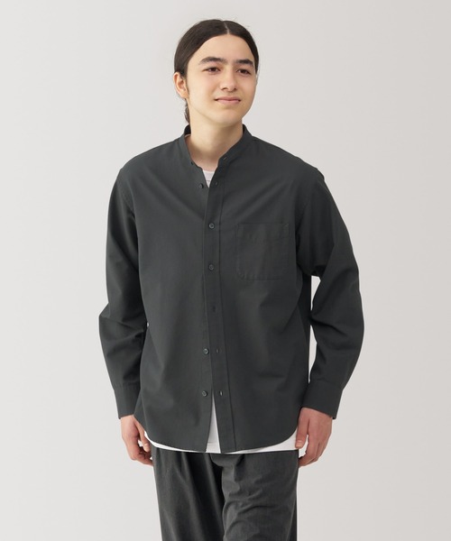 美品【4L】23SS 大きめ 23区 洗える　長袖　シャツ ロングウォーク リバティギャザー七分袖シャツ／メドゥランド