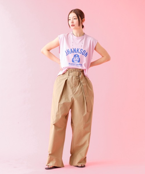 Rouge vif la cle パンツ 「Le Melange/ル・メランジュ」ツイル
