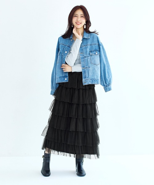 coca（コカ） スカート チュールティアードスカート : ZOZOTOWN Yahoo