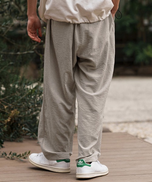 CAMBIO（カンビオ） パンツ mp13306-Peach Skin Wide Straight Pants