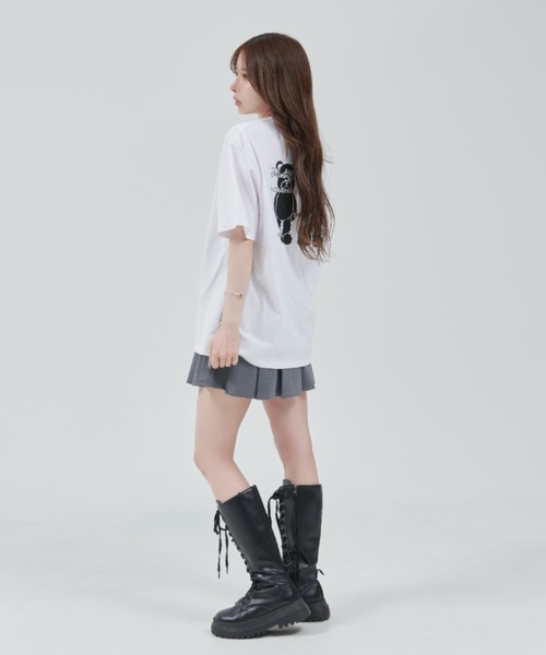 ★OY★FRONT BACK ODOLLY TEE - WHITE★正規品/韓国直送料込 OY tシャツ 「OY/オーワイ」FRONT BACK ODOLLY TEE/フロント
