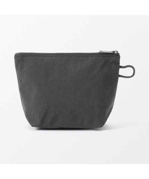 無印良品（MUJI） ポーチ リンクルナイロン マチ付きポーチ S 約16