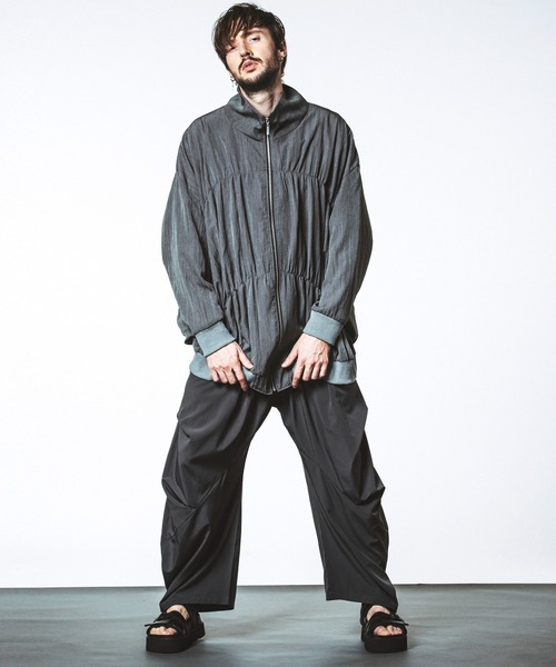 NO ID.（ノーアイディー） ブルゾン アウター 「NO ID.」Gather Drape