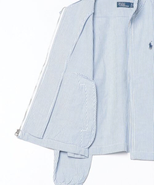 POLO RALPH LAUREN ブルゾン アウター ストライプド コットン