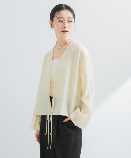 URBAN RESEARCH（アーバンリサーチ） ブラウス シャツ フロントリボン