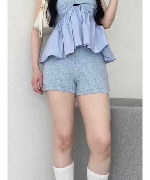 Lily Brown ニットショートパンツ LILY BROWN パンツ ニットショートパンツ レディース : ZOZOTOWN