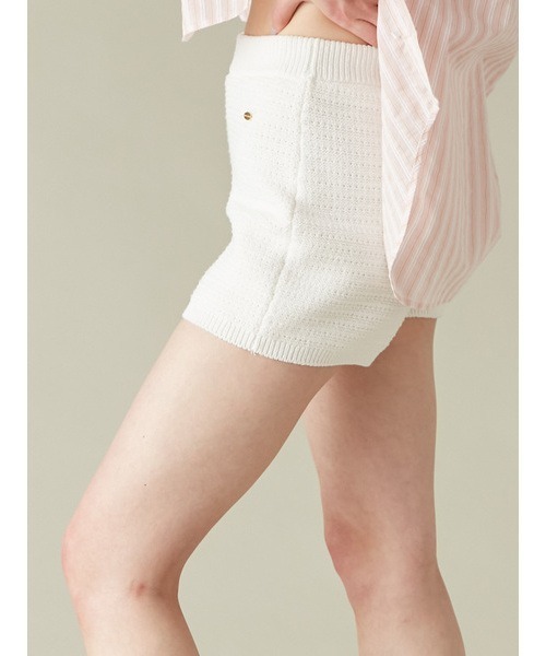 LILY BROWN パンツ ニットショートパンツ レディース : ZOZOTOWN