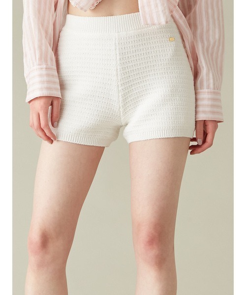 LILY BROWN パンツ ニットショートパンツ レディース : ZOZOTOWN
