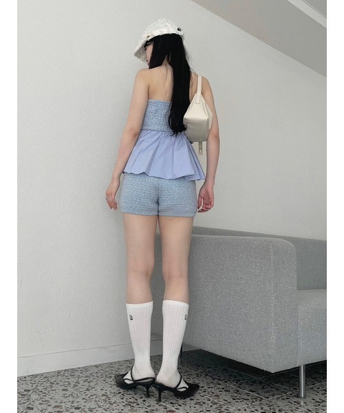 LILY BROWN パンツ ニットショートパンツ レディース : ZOZOTOWN