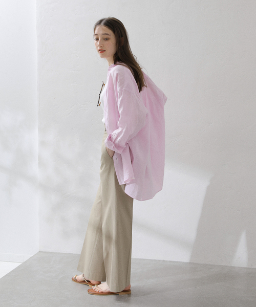 La TOTALITE ブラウス シャツ 「洗える」TICCA/ティッカ リネン