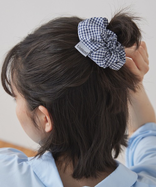 新品未使用　luludi シュシュ　墨黒 新品未使用 luludi シュシュ 墨黒 - ヘアアクセサリー